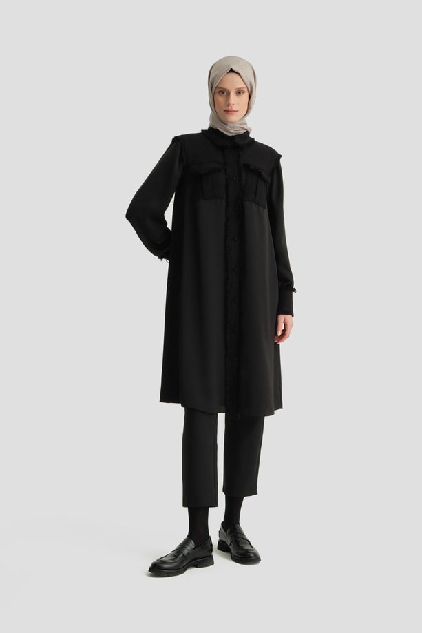 Armine Tüvit Mix Tunik 24K4400 Siyah