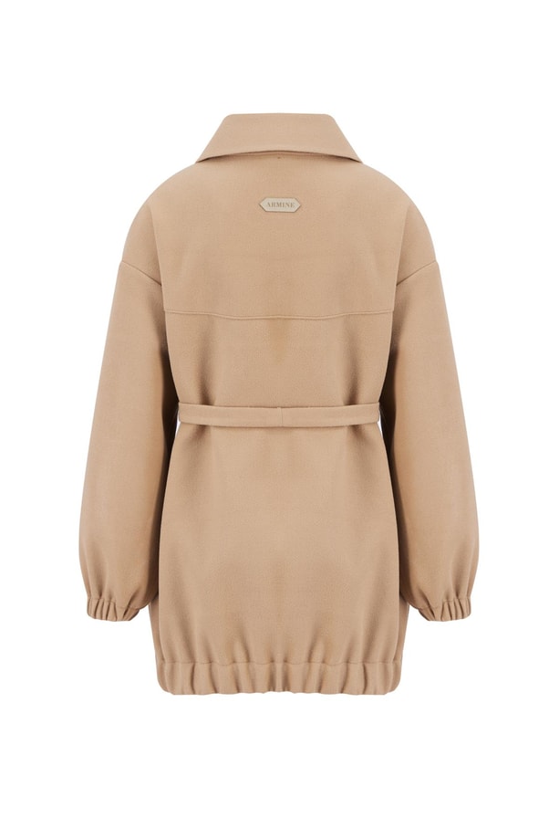Armine Seyyar Kürklü Bomber Ceket 24K5709 Camel