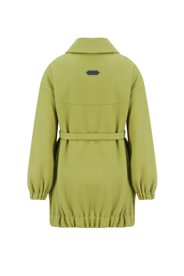 Armine Seyyar Kürklü Bomber Ceket 24K5709 Yeşil