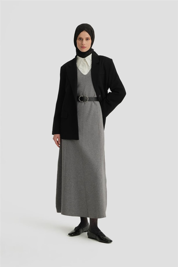 Armine İki Düğmeli Blazer Ceket 24KH5731 Siyah