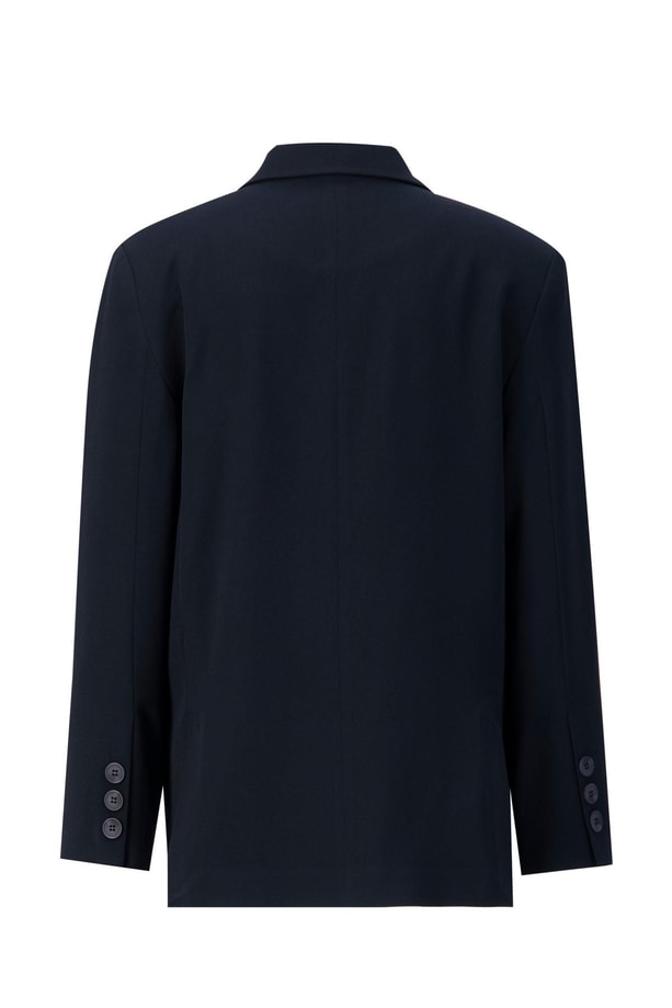 Armine İki Düğmeli Blazer Ceket 24KH5731 Siyah