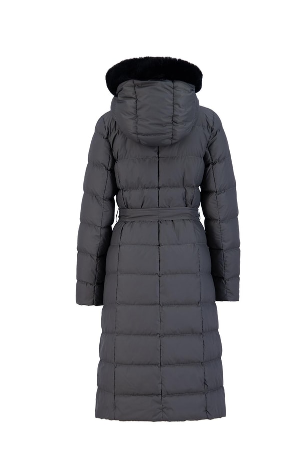 Armine Kapitone Mont 24Kd6412 Antrasit