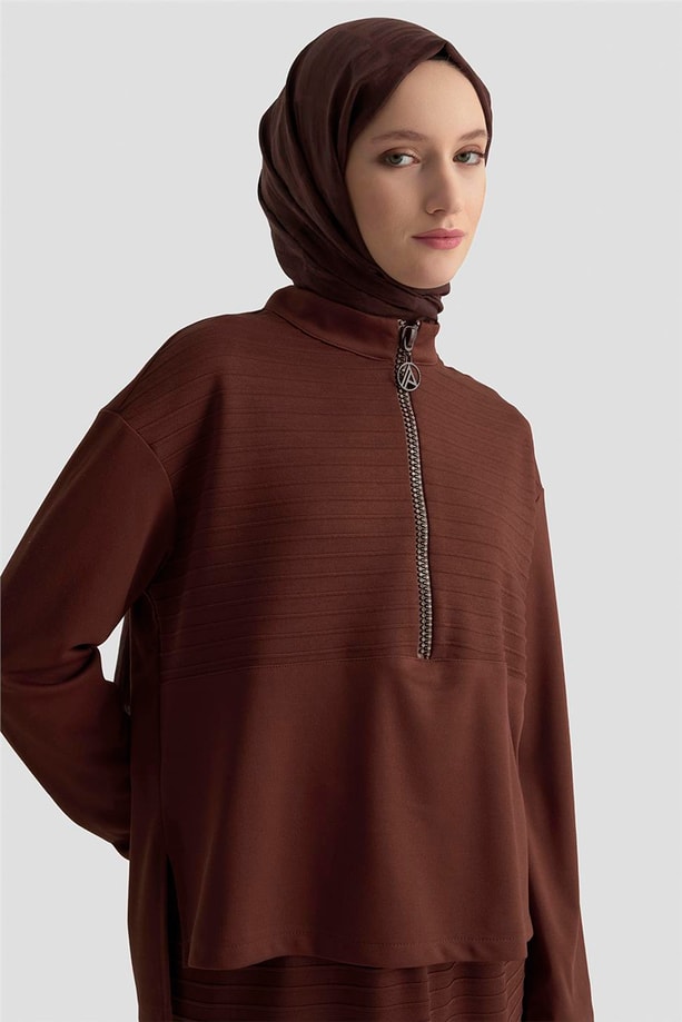 Armine Trend Takım 24KT642 Kahverengi
