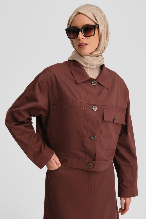 Armine Pamuklu Takım 24K6900 Kızıl Kahve