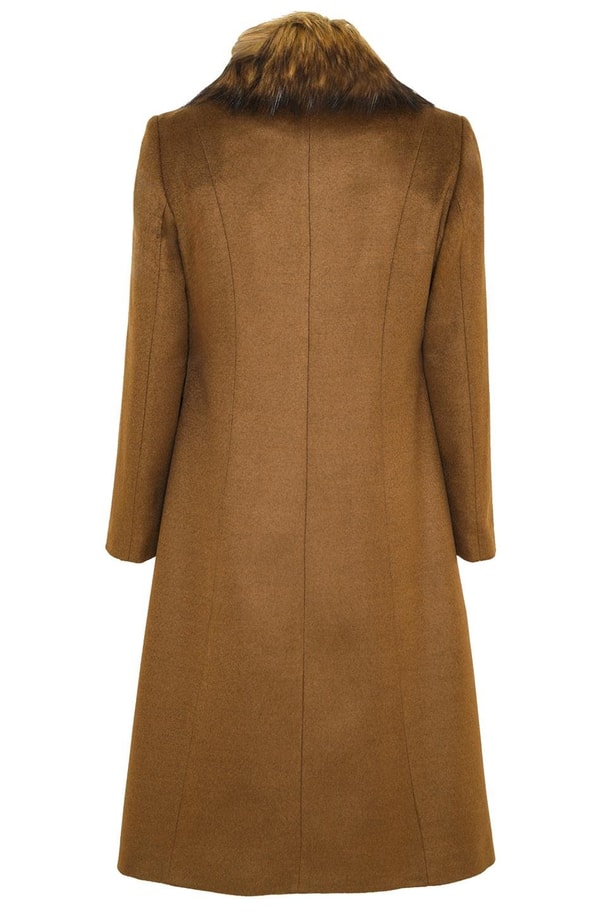 Armine Kürklü Kaşe Kap 24KH7530 Taba