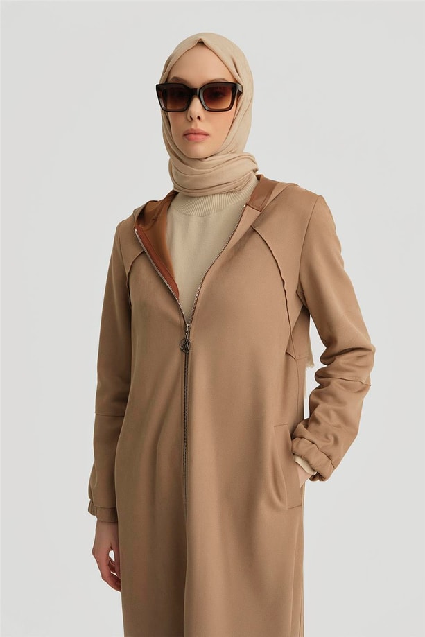 Armine Trend Pardösü 24Kt805 Sütlü Kahve