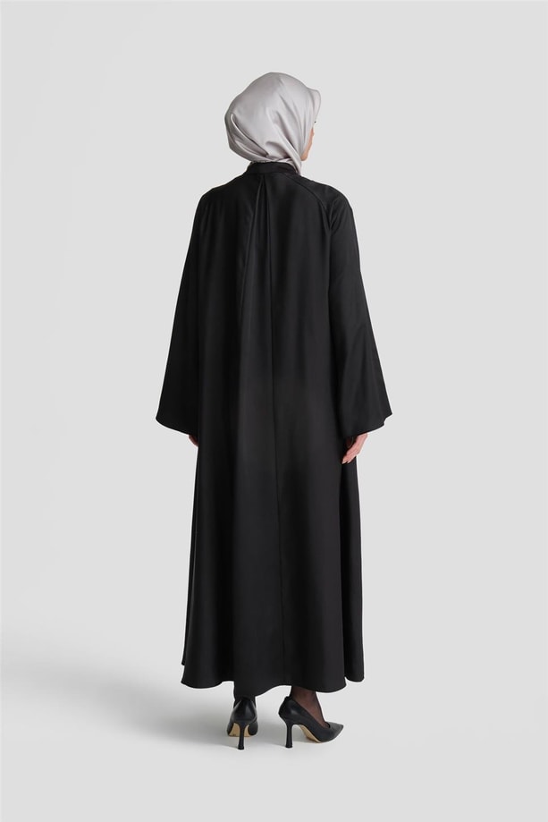 Armine Kumaş Mix Ferace 24K8900 Siyah