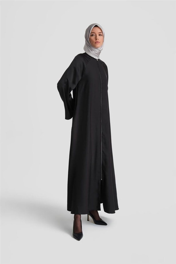 Armine Kumaş Mix Ferace 24K8900 Siyah