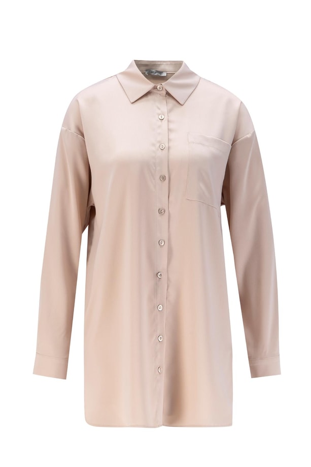 Armine Gömlek 24KD9240 Bej