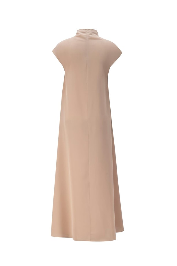 Armine Kolsuz Basic Elbise 24KH9926 Bej