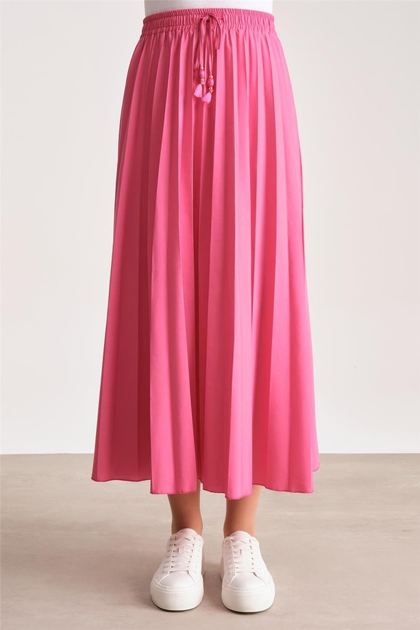 Armine Beli Lastikli Soley Etek 24Y1614 Orkide