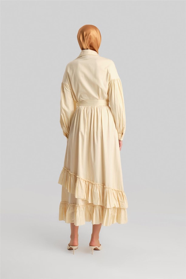 Armine Etek Ucu Fırfırlı Etek 24Y1638 Aytaşı