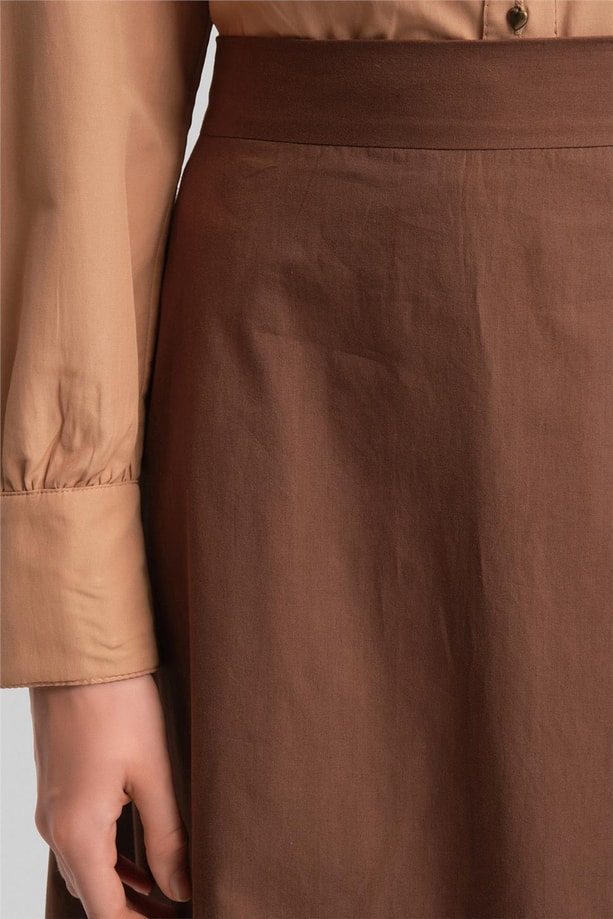 Armine Balon Etek 24Y1641 Kahverengi