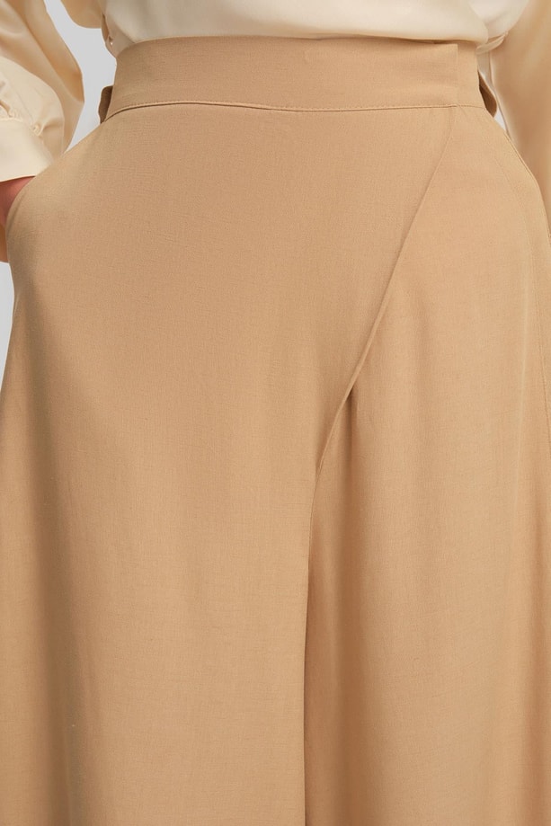 Armine Anvelop Pantolon Etek 24Y2618 Camel