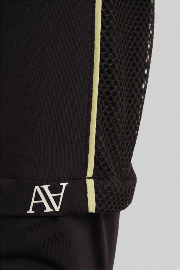 Armine Bilek Bantlı Beli Lastikli Pantolon 23K2516 Siyah