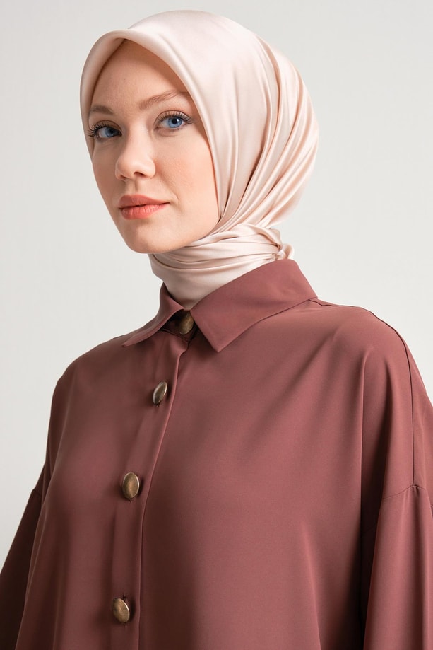 Armine Gömlek 24Y3000 Acı Kahve