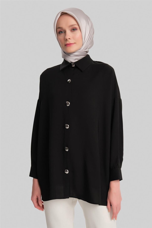 Armine Gömlek 24YD3000 Siyah