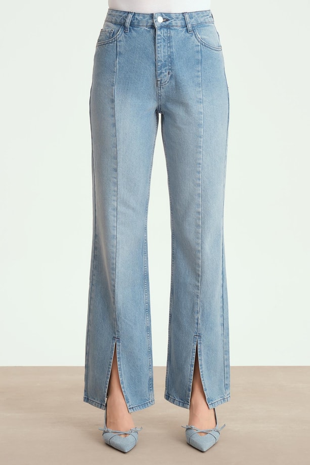 Armine Denim Pantolon 24YD3405 Açık Mavi