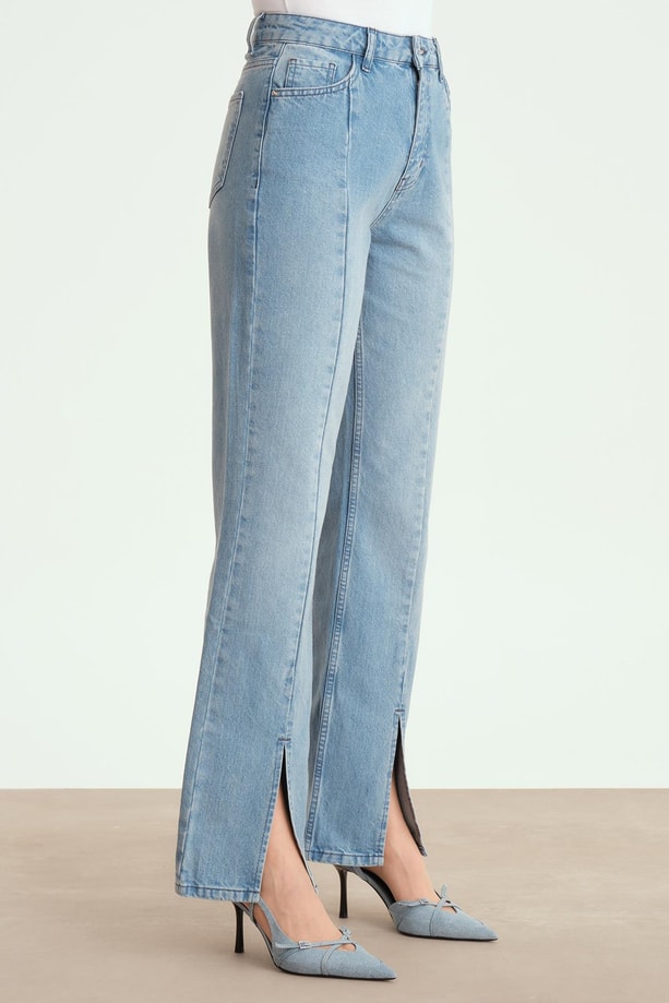 Armine Denim Pantolon 24YD3405 Açık Mavi