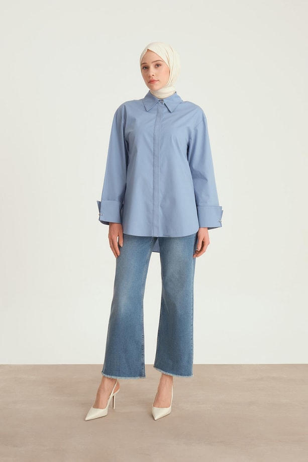 Armine Denim Pantolon 24YD3406 Mavi