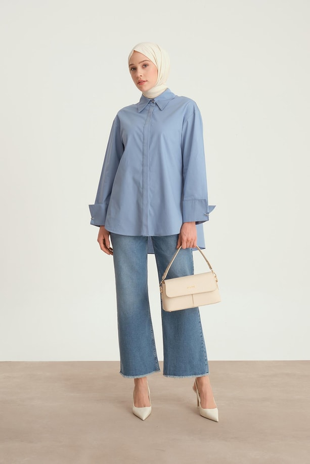 Armine Denim Pantolon 24YD3406 Mavi