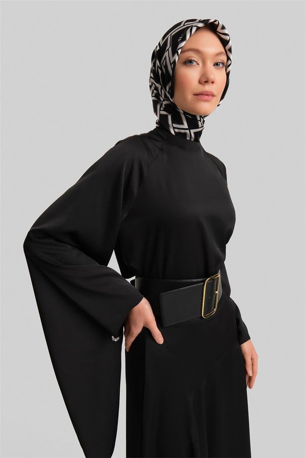 Armine İspanyol Kollu Bluz 24Y3531 Siyah