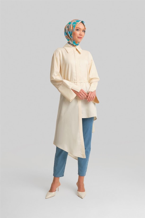 Armine Asimetrik Tunik 24Y4015 Aytaşı