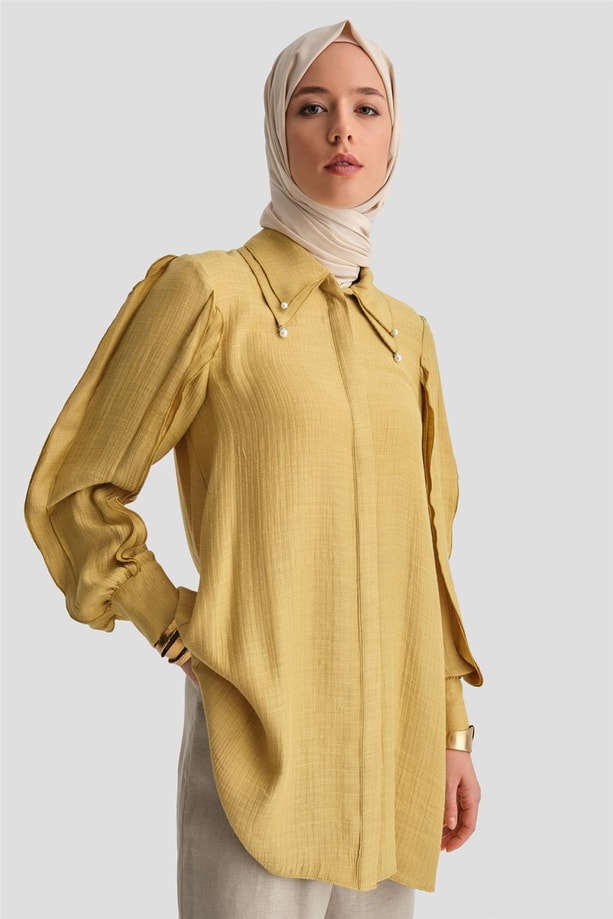 Armine Fırfırlı Tunik 24Y4032 Asit