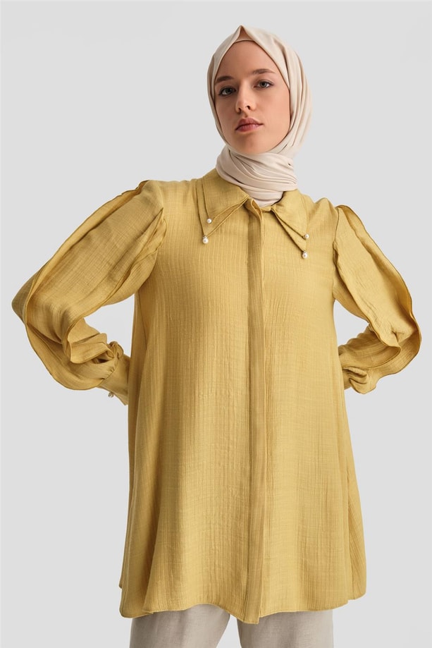 Armine Fırfırlı Tunik 24Y4032 Asit