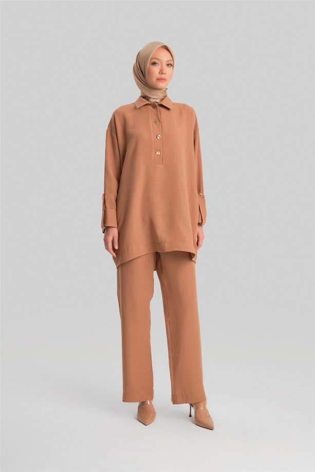 Armine Takım 24YD4220 Taba