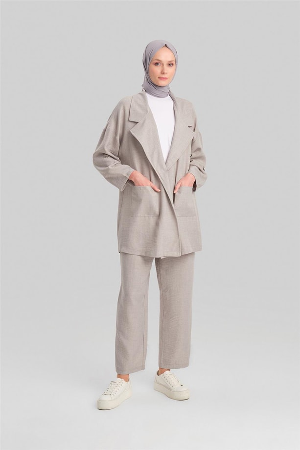 Armine Takım 24YD4314 Gri