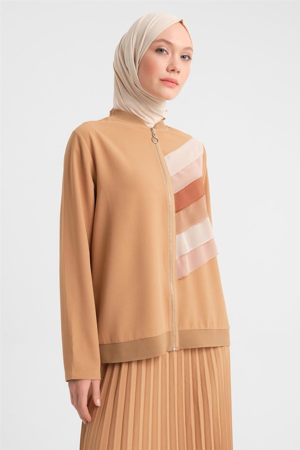 Armine Etekli Takım 24YD4401 Camel