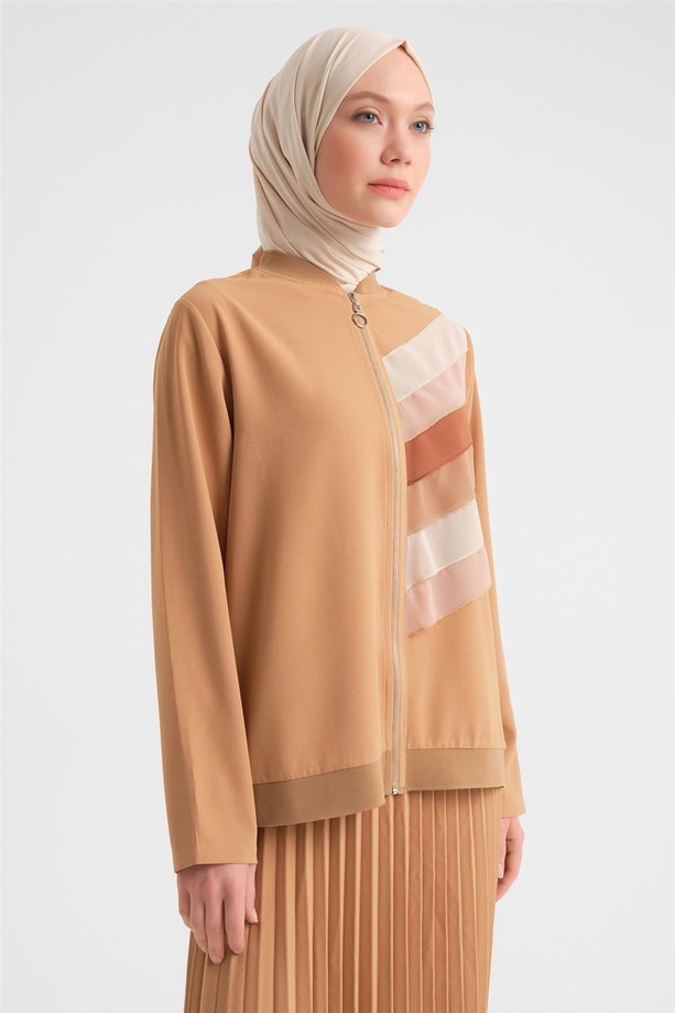 Armine Etekli Takım 24YD4401 Camel