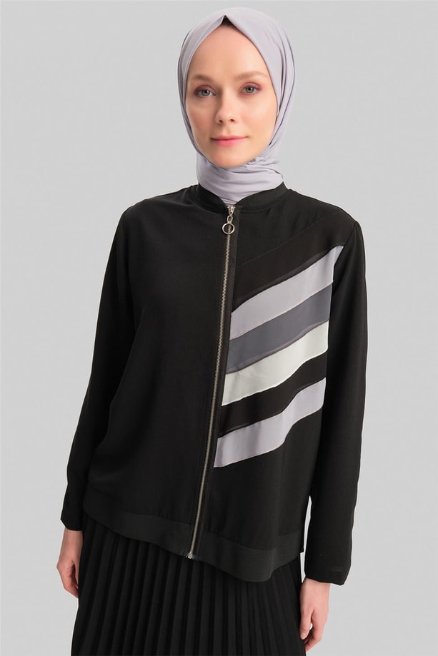 Armine Etekli Takım 24YD4401 Siyah