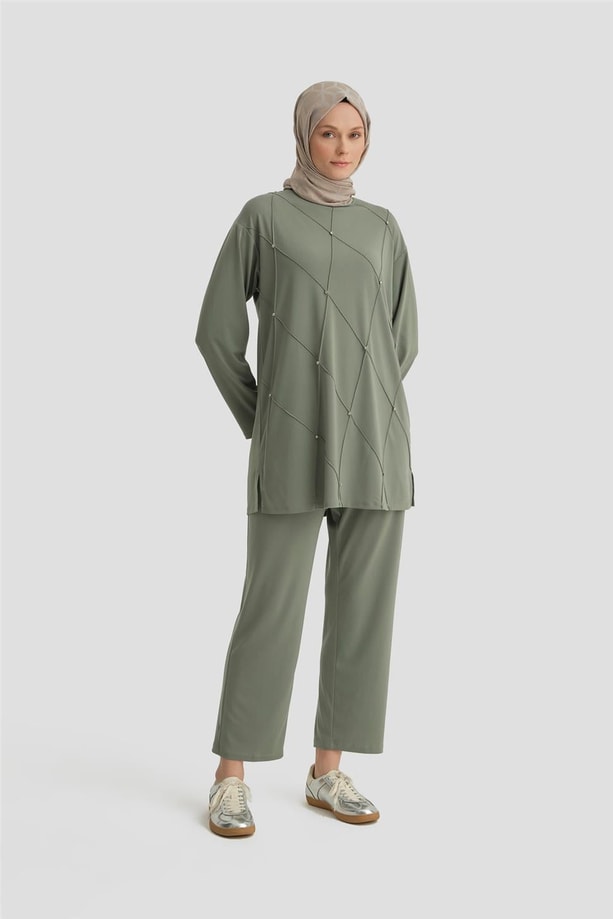 Armine Pantolonlu Takım 24Yd4402 Çağla