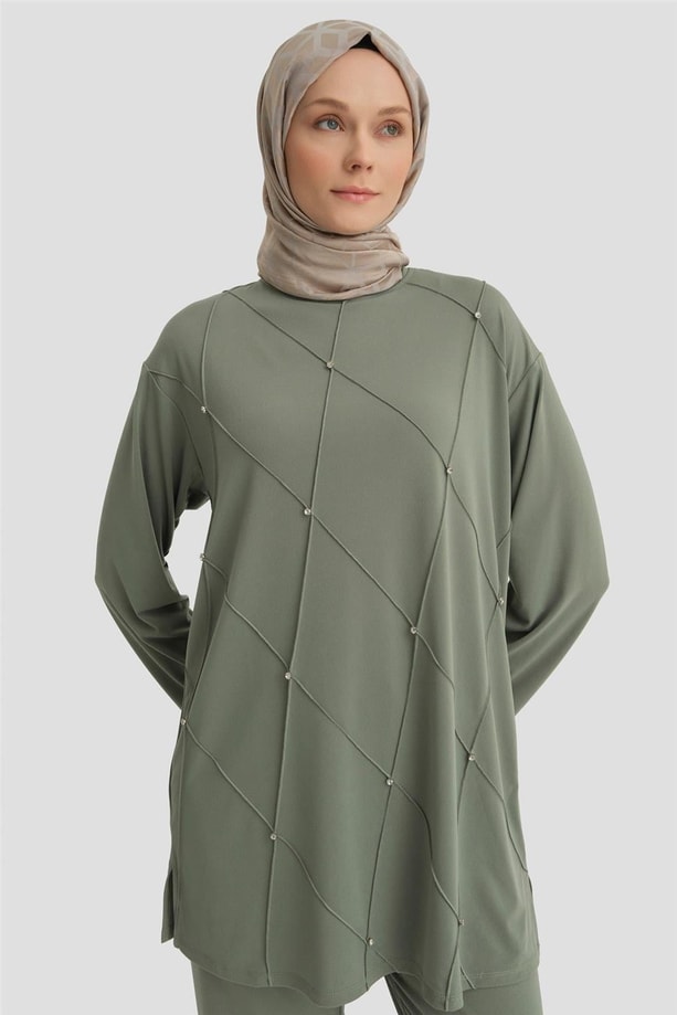 Armine Pantolonlu Takım 24Yd4402 Çağla