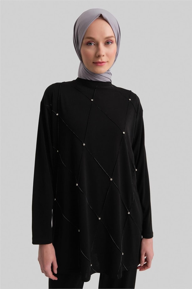 Armine Pantolonlu Takım 24YD4402 Siyah