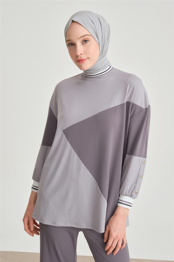 Armine Pantolonlu Takım 24YD4414 Gri