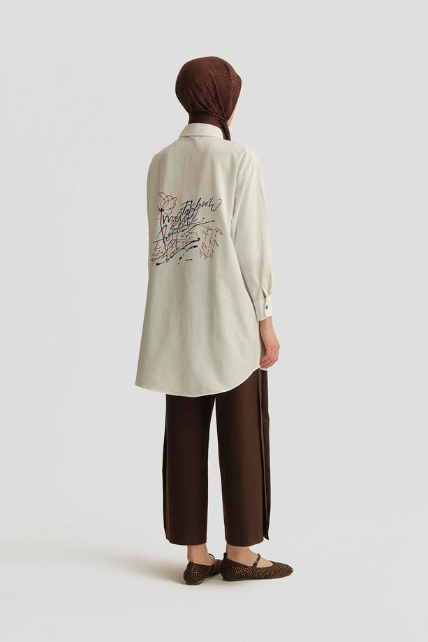 Armine Trend Tunik 24YT447 Ekru