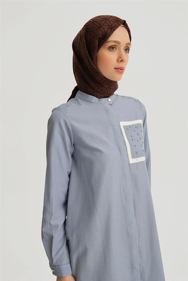 Armine Trend Tunik 24YT499 Mavi