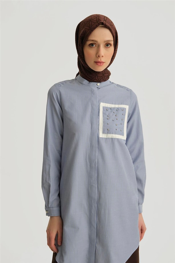 Armine Trend Tunik 24YT499 Mavi