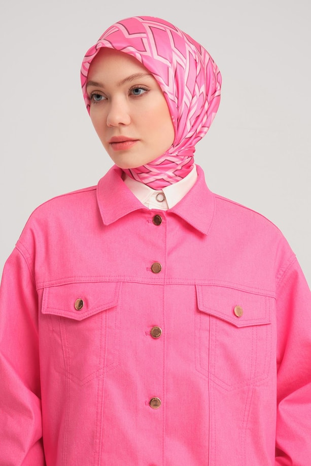 Armine Kısa Denim Ceket 24Y5405 Orkide