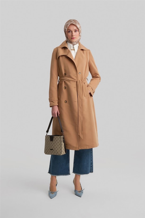Armine Trençkot 24YD6401 Camel