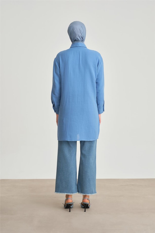 Armine Tunik 24YD6405 İndigo