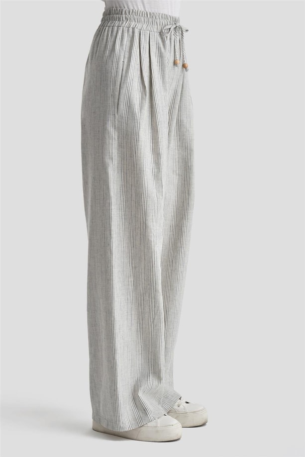 Armine Kalın Çizgili Pamuk Takım 24Y6853 İndigo