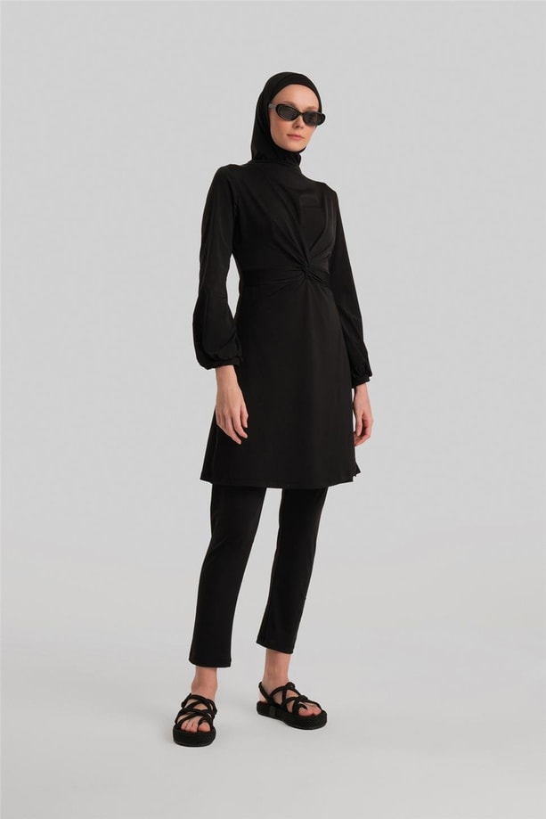 Armine Tesettür Mayo 24YD8607 Siyah