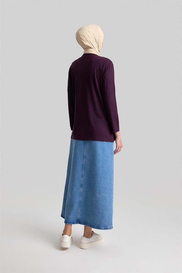 Armine Penye 24YD9008 Mürdüm