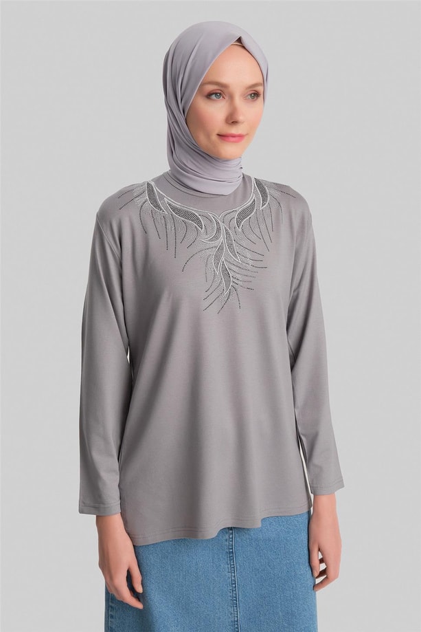 Armine Penye 24YD9009 Gri