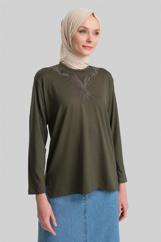 Armine Penye 24YD9012 Haki