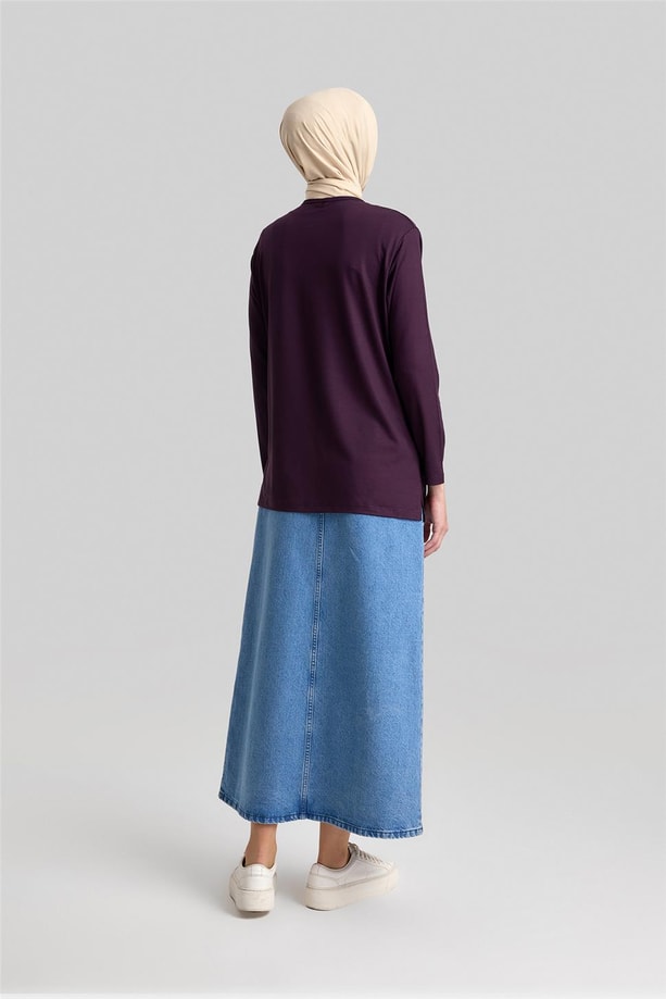 Armine Penye 24YD9012 Mürdüm